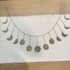 BASE ROOTS gold Moon Phase Wall Decor